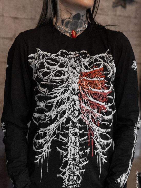 Bleeding Heart Skeleton T-shirt