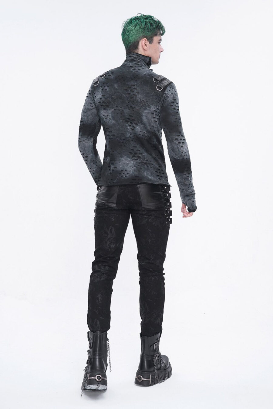 cadaver-ripped-turtleneck-top-mens-tops-834517.jpg Cadaver Ripped Turtleneck Top