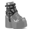 Demonia Cage Boot Harness [PAIR]