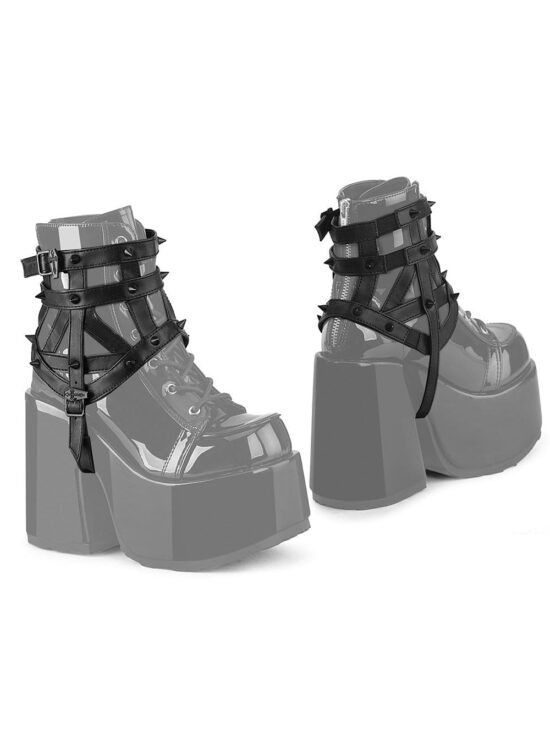 Demonia Cage Boot Harness [PAIR]