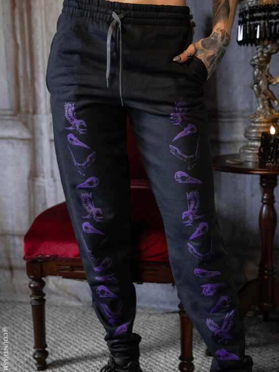 Nevermore Raven Joggers [PURPLE]