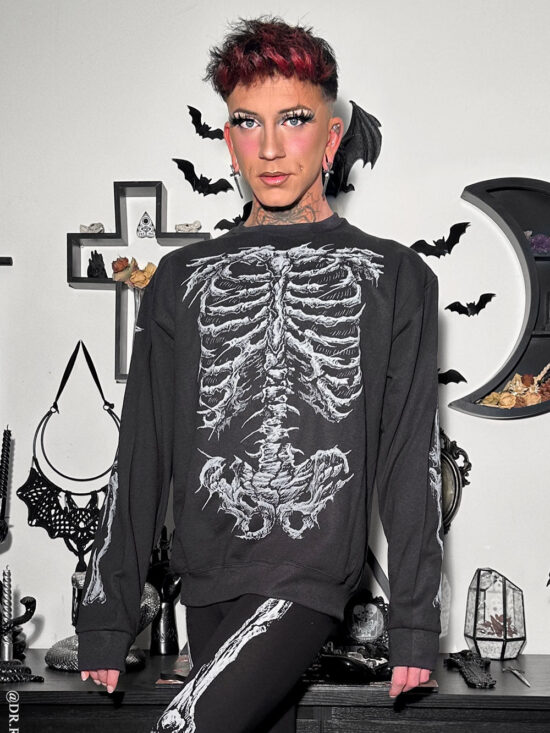 Dead Inside Skeleton Sweatshirt