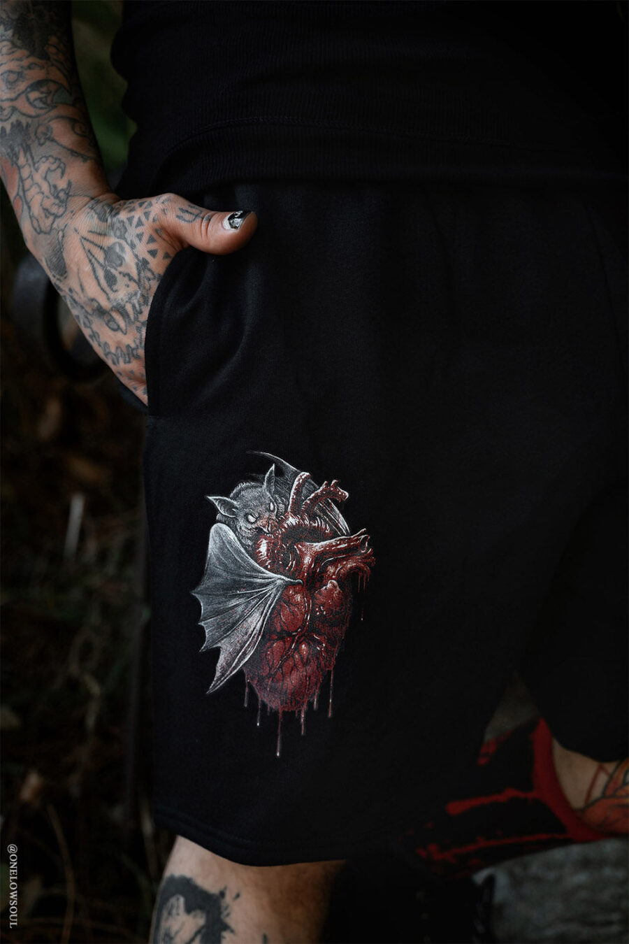 Bat Bite Sweat Shorts [Unisex]