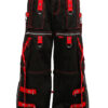 Tripp NYC X-Strap Zip Off Pants [BLACK/RED]